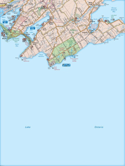 Backroad Mapbooks CCON07 Sandbanks Provincial Park - Cottage Country Ontario Topo digital map