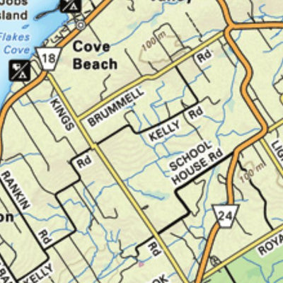 Backroad Mapbooks CCON07 Sandbanks Provinical Park - Cottage Country Ontario Topo bundle exclusive