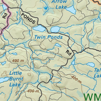 Backroad Mapbooks CCON103 Deux Rivières - Cottage Country Ontario Topo bundle exclusive