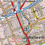 Backroad Mapbooks CCON16 Belleville - Cottage Country Ontario Topo digital map