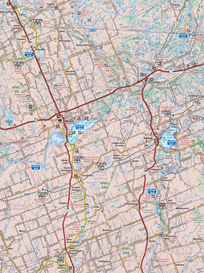 Backroad Mapbooks CCON27 Madoc - Cottage Country Ontario Topo digital map