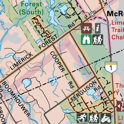 Backroad Mapbooks CCON46 Prescott - Cottage Country Ontario Topo digital map