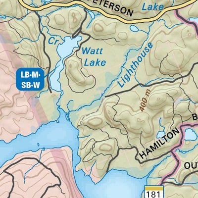 Backroad Mapbooks CCON54 Wilberforce - Cottage Country Ontario Topo bundle exclusive