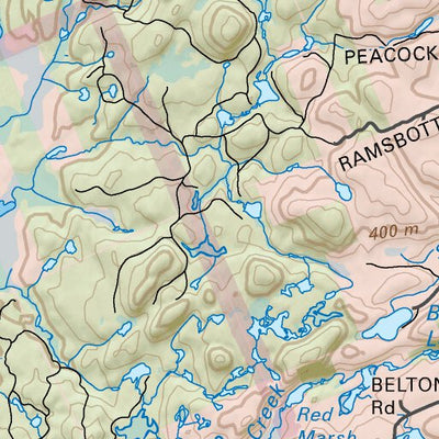 Backroad Mapbooks CCON55 Bancroft - Cottage Country Ontario Topo digital map