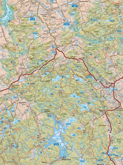 Backroad Mapbooks CCON56 Weslemkoon Lake - Cottage Country Ontario Topo digital map