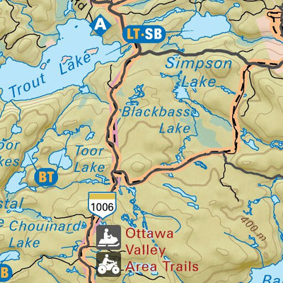 Backroad Mapbooks CCON56 Weslemkoon Lake - Cottage Country Ontario Topo digital map