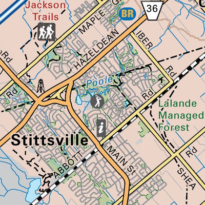 Backroad Mapbooks CCON60 Stittsville - Cottage Country Ontario Topo digital map