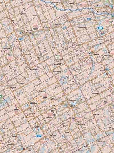 Backroad Mapbooks CCON62 Russell - Cottage Country Ontario Topo digital map