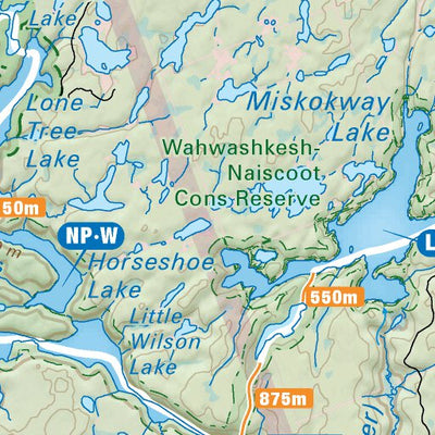 Backroad Mapbooks CCON66 Nobel - Cottage Country Ontario Topo digital map