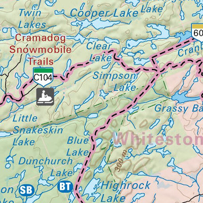 Backroad Mapbooks CCON67 McKellar - Cottage Country Ontario Topo digital map