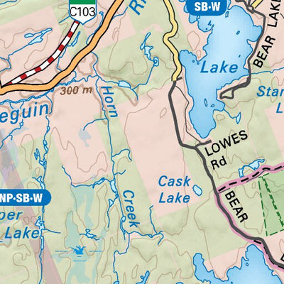 Backroad Mapbooks CCON68 Magnetawan - Cottage Country Ontario Topo bundle exclusive