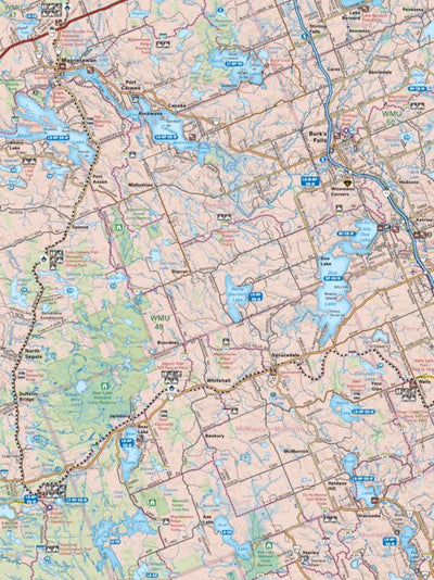 Backroad Mapbooks CCON68 Magnetawan - Cottage Country Ontario Topo digital map