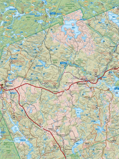 CCON72 Madawaska - Cottage Country Ontario Topo Map by Backroad ...