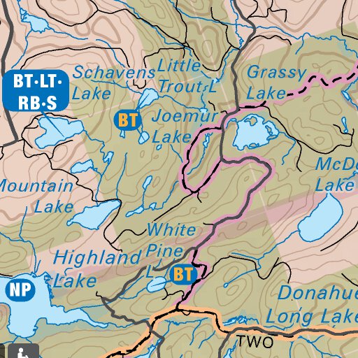 CCON75 Eganville - Cottage Country Ontario Topo Map by Backroad ...