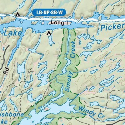 Backroad Mapbooks CCON85 Lost Channel - Cottage Country Ontario Topo bundle exclusive