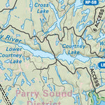 Backroad Mapbooks CCON85 Lost Channel - Cottage Country Ontario Topo bundle exclusive