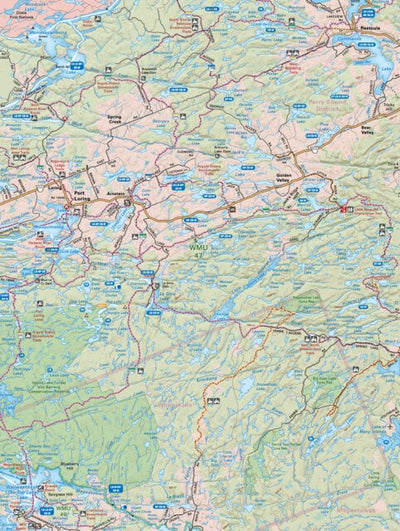 Backroad Mapbooks CCON86 Port Loring - Cottage Country Ontario Topo bundle exclusive