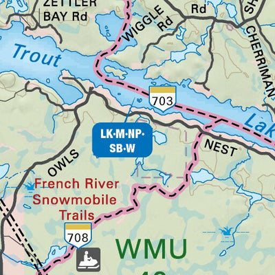 Backroad Mapbooks CCON97 Noëlville - Cottage Country Ontario Topo bundle exclusive