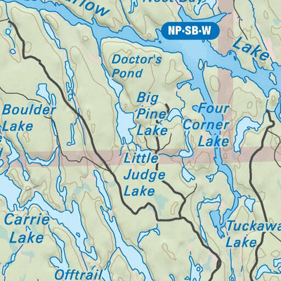 Backroad Mapbooks CCON97 Noëlville - Cottage Country Ontario Topo bundle exclusive