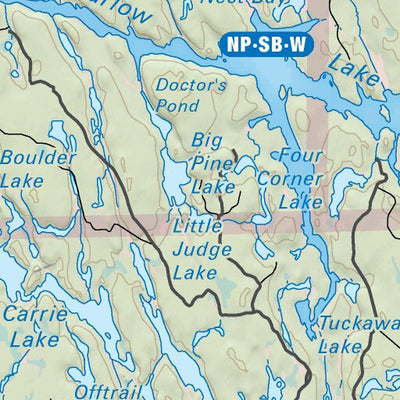 Backroad Mapbooks CCON97 Noëlville - Cottage Country Ontario Topo digital map