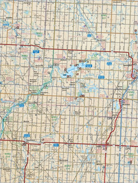 Backroad Mapbooks CEAB05 Innisfail - Central Alberta Topo digital map
