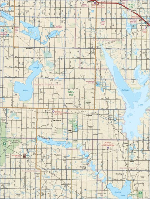 Backroad Mapbooks CEAB08 Sullivan Lake - Central Alberta Topo digital map