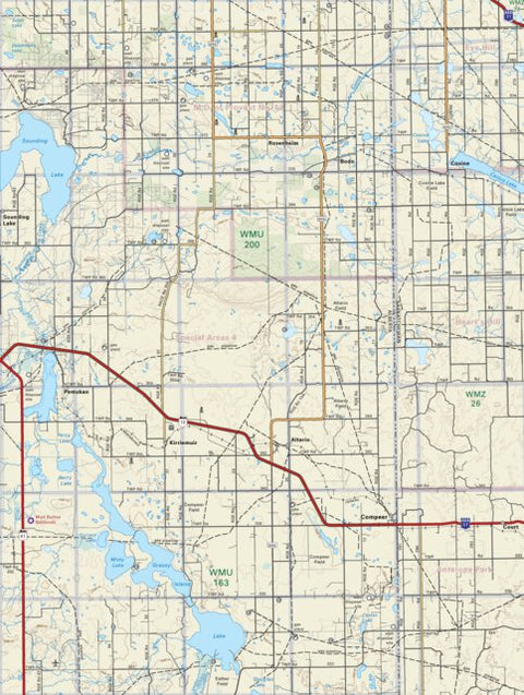 Backroad Mapbooks CEAB11 Compeer - Central Alberta Topo digital map