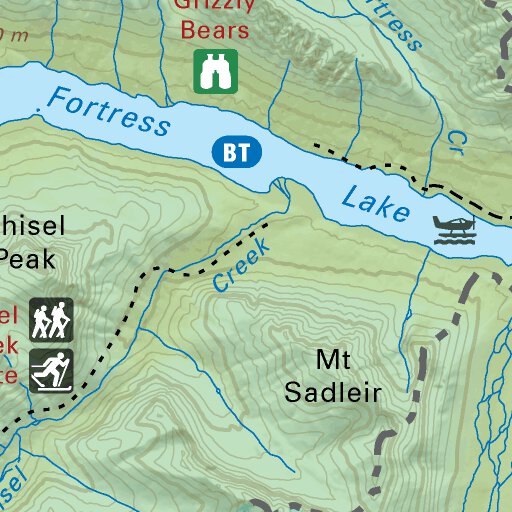 CEAB12 Athabasca Pass - Central Alberta Topo Map by Backroad Mapbooks ...