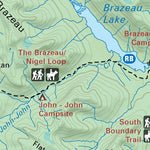 Backroad Mapbooks CEAB13 White Goat Wilderness Area - Central Alberta Topo digital map