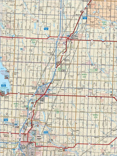Backroad Mapbooks CEAB18 Red Deer - Central Alberta Topo digital map