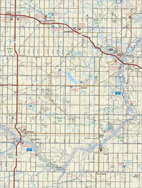 Backroad Mapbooks CEAB21 Hardisty - Central Alberta Topo digital map