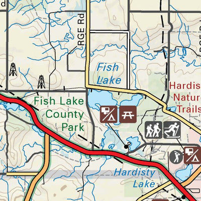 Backroad Mapbooks CEAB21 Hardisty - Central Alberta Topo digital map