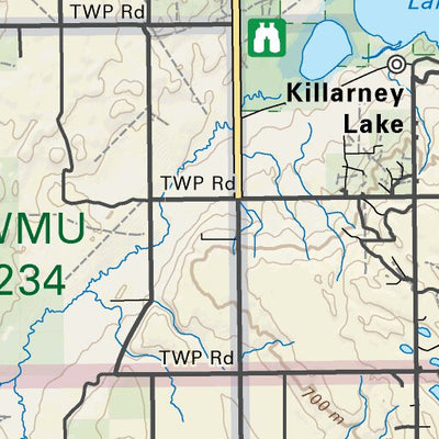 Backroad Mapbooks CEAB23 Provost - Central Alberta Topo digital map