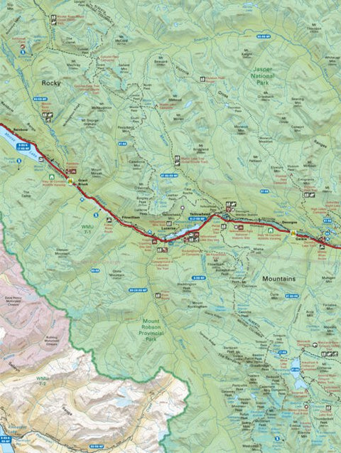 Backroad Mapbooks CEAB24 Amethyst Lakes - Central Alberta Topo digital map