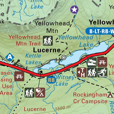 Backroad Mapbooks CEAB24 Amethyst Lakes - Central Alberta Topo digital map