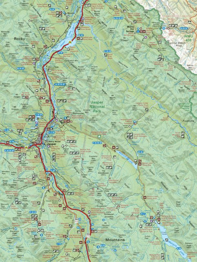 Backroad Mapbooks CEAB25 Jasper - Central Alberta Topo digital map
