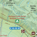 Backroad Mapbooks CEAB25 Jasper - Central Alberta Topo digital map