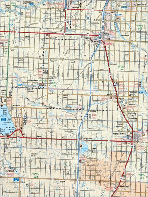 Backroad Mapbooks CEAB31 Leduc - Central Alberta Topo digital map