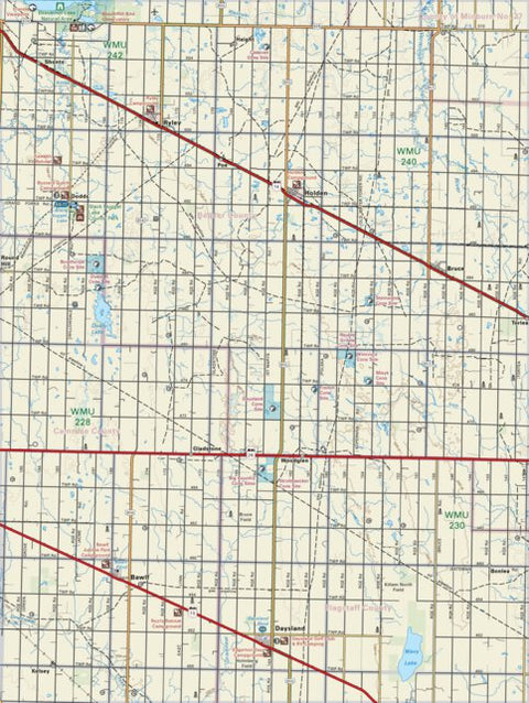 Backroad Mapbooks CEAB33 Daysland - Central Alberta Topo digital map