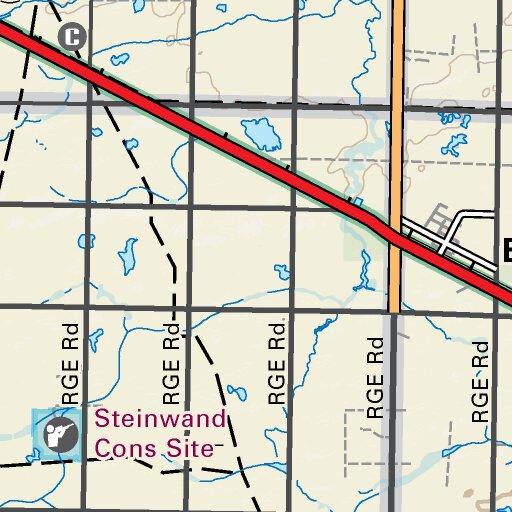 CEAB33 Daysland Central Alberta Topo Map by Backroad Mapbooks