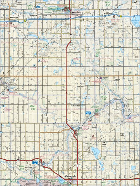 Backroad Mapbooks CEAB35 Wainwright - Central Alberta Topo digital map