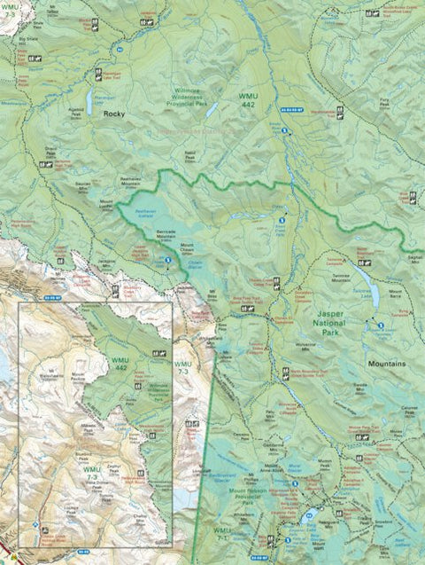 Backroad Mapbooks CEAB37 Twintree Lake - Central Alberta Topo digital map