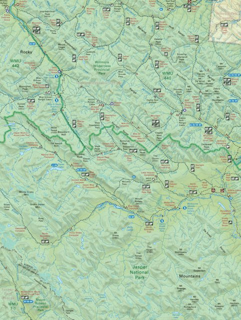 Backroad Mapbooks CEAB38 Topaz Lake - Central Alberta Topo digital map