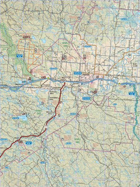 Backroad Mapbooks CEAB41 Edson - Central Alberta Topo digital map