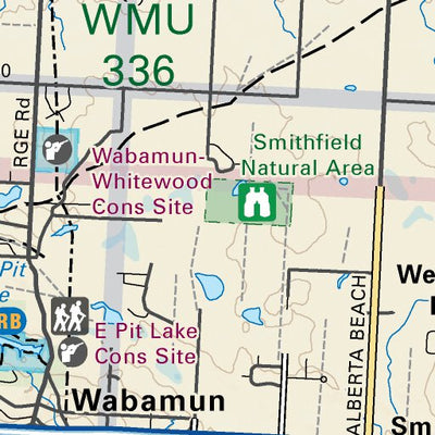 Backroad Mapbooks CEAB44 Wabamun - Central Alberta Topo digital map