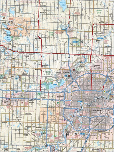 Backroad Mapbooks CEAB45 Edmonton - Central Alberta Topo digital map