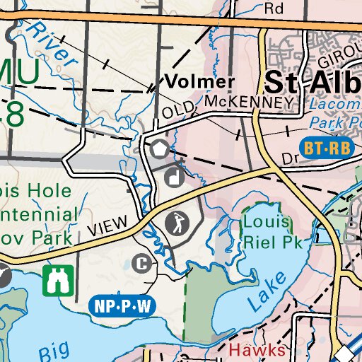 Edmonton Riding Map CEAB45 Edmonton - Central Alberta Topo Map by Backroad Mapbooks ...