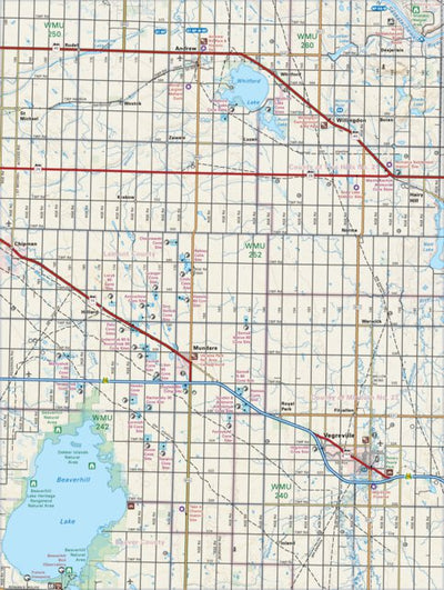 Backroad Mapbooks CEAB47 Vegreville - Central Alberta Topo digital map