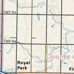 Backroad Mapbooks CEAB47 Vegreville - Central Alberta Topo digital map