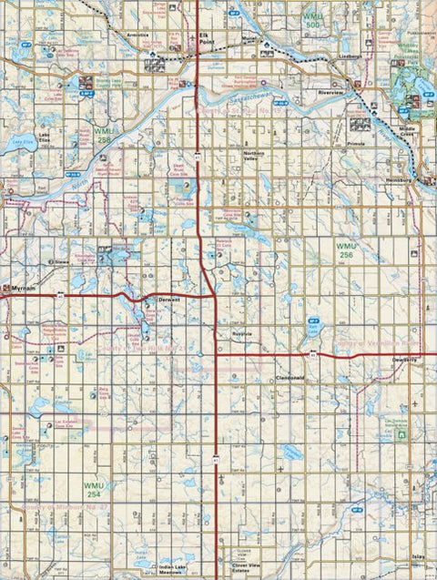 Backroad Mapbooks CEAB49 Elk Point - Central Alberta Topo digital map